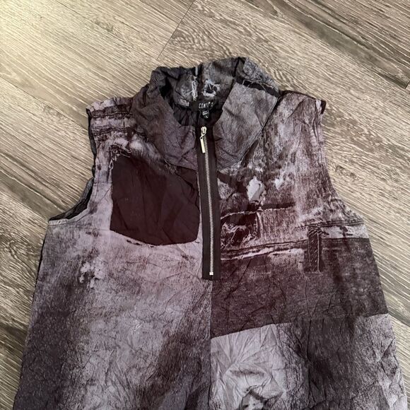 Comfy USA Sleeveless Lagenlook Tunic Dress - Picture 3 of 6